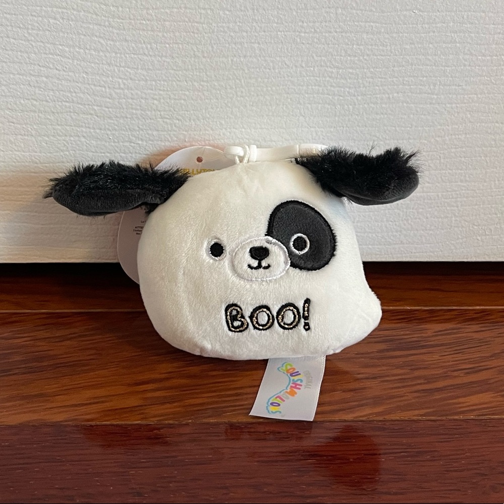 Beau the Ghost Dog 3.5” Clip Squishmallow